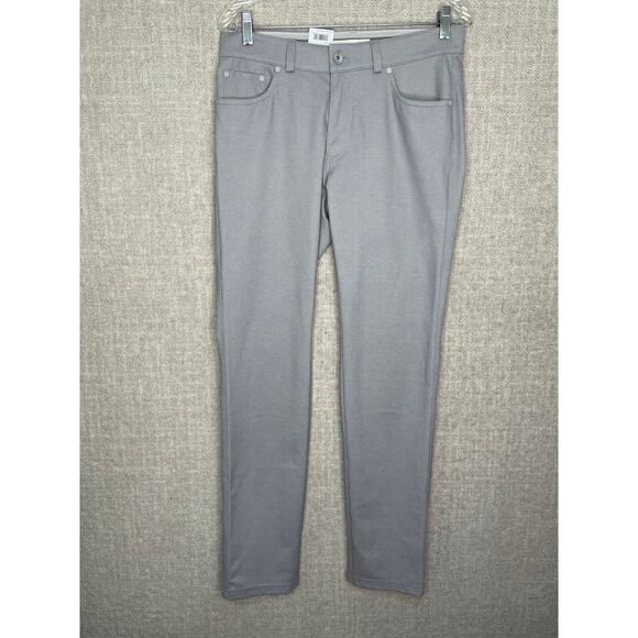 Brax Pants Mens 30 x 32 Grey Chuck Hi Flex jersey Tech Performance Stretch NWT